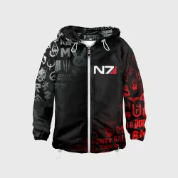 Детская ветровка 3D Mass Effect N7