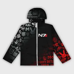 Женская ветровка 3D Mass Effect N7