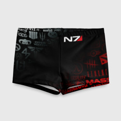 Детские купальные плавки 3D Mass Effect N7