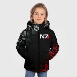 Зимняя куртка для мальчиков 3D Mass Effect N7 - фото 2
