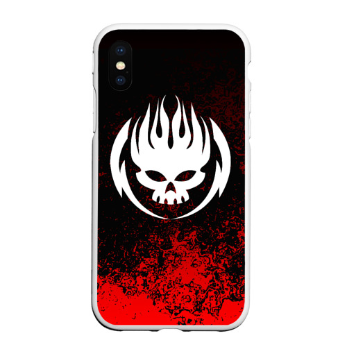 Чехол для iPhone XS Max матовый THE OFFSPRING, цвет белый