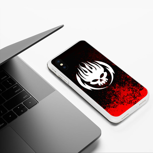 Чехол для iPhone XS Max матовый THE OFFSPRING, цвет белый - фото 5