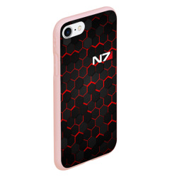 Чехол для iPhone 7/8 матовый Mass Effect N7 - фото 2