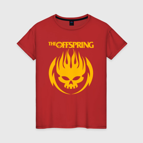 Светящаяся женская футболка с принтом The Offspring, вид спереди #2