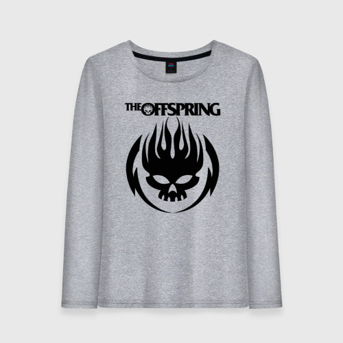 Женский лонгслив хлопок The Offspring, цвет меланж