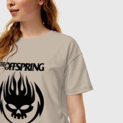 Женская футболка хлопок Oversize The Offspring - фото 2