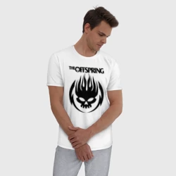 Мужская пижама с белой футболкой хлопок The Offspring - фото 2
