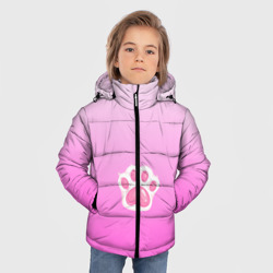 Зимняя куртка для мальчиков 3D Розовая лапка с подушечками - фото 2