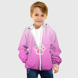 Детская куртка 3D Розовая лапка с подушечками - фото 2