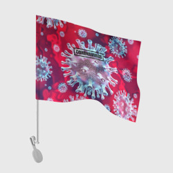 Флаг для автомобиля Coronavirus