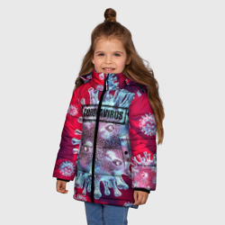 Зимняя куртка для девочек 3D CORONAVIRUS - фото 2