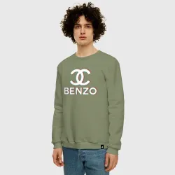 Мужской свитшот хлопок BBT benzo gang - фото 2