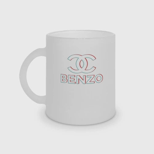 Кружка матовая стеклянная BBT benzo gang