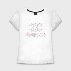 Женская футболка хлопок Slim BBT benzo gang