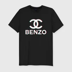 Мужская футболка хлопок Slim BBT benzo gang