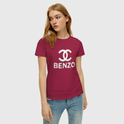 Женская футболка хлопок BBT benzo gang - фото 2