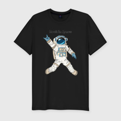 Мужская футболка хлопок Slim Rock in Space