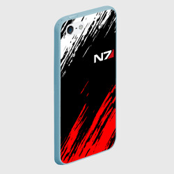 Чехол для iPhone 5/5S матовый Mass Effect N7 - фото 2