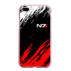 Чехол для iPhone 7Plus/8 Plus матовый Mass Effect N7