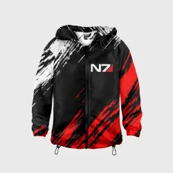 Детская ветровка 3D Mass Effect N7