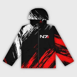 Женская ветровка 3D Mass Effect N7