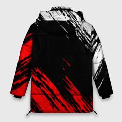 Куртка с принтом Mass Effect N7 для женщины, вид сзади №1. Цвет основы: черный