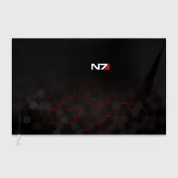 Флаг 3D Mass Effect N7 Масс эффект Н7