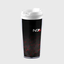Термокружка-непроливайка Mass Effect N7 Масс эффект Н7