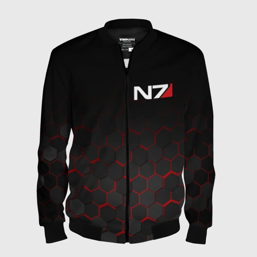 Мужской бомбер 3D Mass Effect N7 Масс эффект Н7