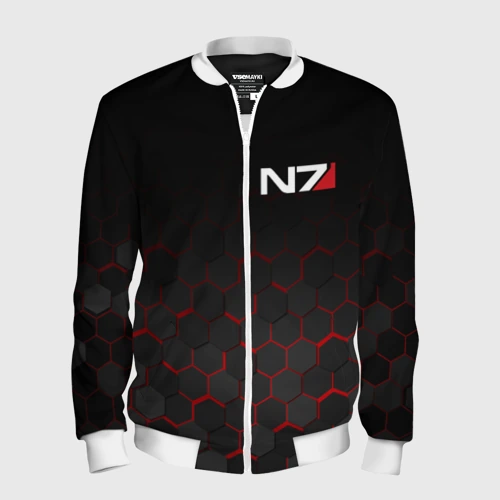 Мужской бомбер 3D Mass Effect N7 Масс эффект Н7