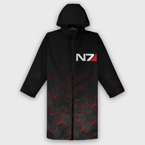 Дождевик унисекс 3D Mass Effect N7 Масс эффект Н7