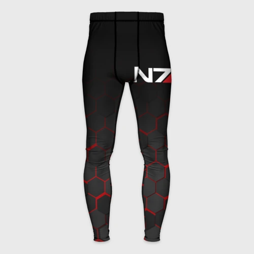 Мужские тайтсы 3D Mass Effect N7 Масс эффект Н7