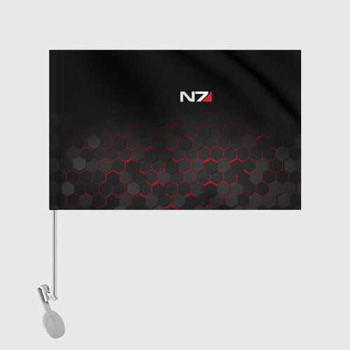 Флаг для автомобиля Mass Effect N7 Масс эффект Н7 - фото 2