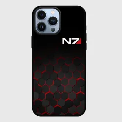 Чехол для iPhone 13 Pro Max Mass Effect N7 Масс эффект Н7