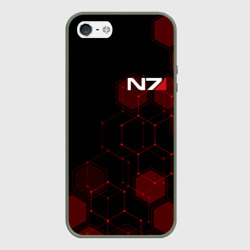 Чехол для iPhone 5/5S матовый Mass Effect N7