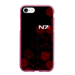 Чехол для iPhone 7/8 матовый Mass Effect N7