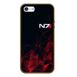 Чехол для iPhone 5/5S матовый Mass Effect N7