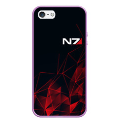 Чехол для iPhone 5/5S матовый Mass Effect N7