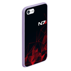 Чехол для iPhone 5/5S матовый Mass Effect N7 - фото 2