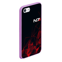 Чехол для iPhone 5/5S матовый Mass Effect N7 - фото 2