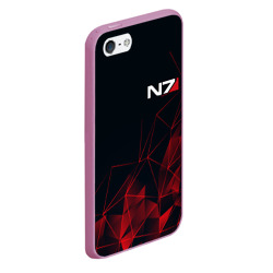 Чехол для iPhone 5/5S матовый Mass Effect N7 - фото 2