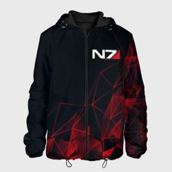 Мужская куртка 3D Mass Effect N7