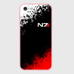 Чехол для iPhone 5/5S матовый Mass Effect N7