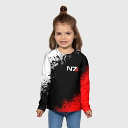Детский лонгслив 3D Mass Effect N7 - фото 2