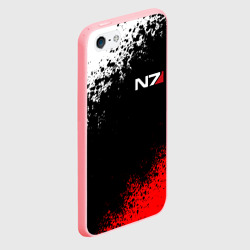 Чехол для iPhone 5/5S матовый Mass Effect N7 - фото 2
