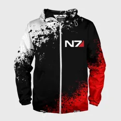 Мужская ветровка 3D Mass Effect N7