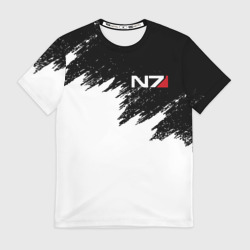 Мужская футболка 3D Mass Effect N7