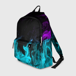 Рюкзак 3D Неоновый огонь neon fire