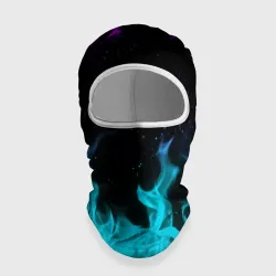 Балаклава 3D Неоновый огонь neon fire