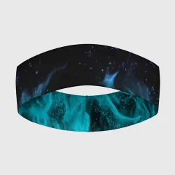 Повязка на голову 3D Неоновый огонь neon fire